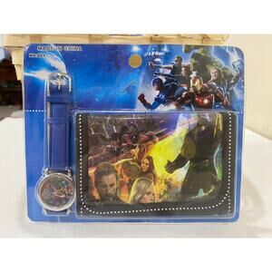 Thanos Avengers Childrens watch and wallet set for kids